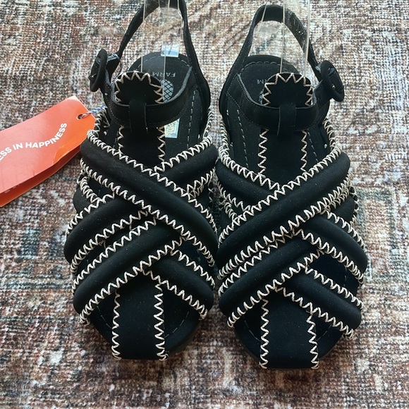NWT FARM RIO zig zag sandal size 7.5 - Picture 4 of 8